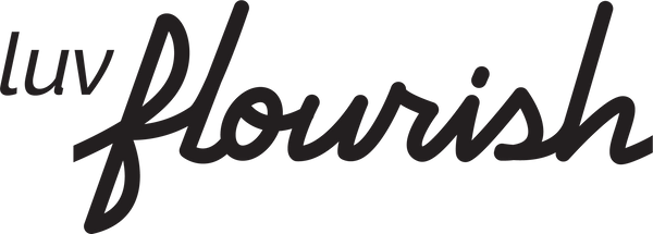 LuvFlourish Black Logo